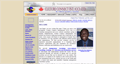 Desktop Screenshot of cultureconnectint.com